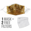 Amazing Somali Cat Print Face Mask- Limited Edition