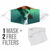 Italian Greyhound Print Face Mask