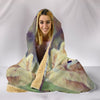 Pomeranian Dog Art Print Hooded Blanket