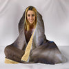 Siamese cat Face Print Hooded Blanket