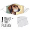 Saluki Dog Print Face Mask