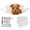 Lovely Miniature Pinscher Print Face Mask