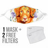 Nova Scotia Duck Tolling Retriever Print Face Mask