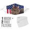 Maine Coon Cat Print Face Mask