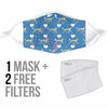 Saluki Dog Patterns Print Face Mask