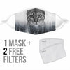 Lovely Bengal Cat Print Face Mask