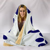 Dog Paws Art Print Hooded Blanket