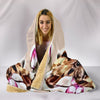 Brussels Griffon Print Hooded Blanket