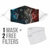 Amazing Bombay Cat Print Face Mask