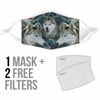 Siberian Husky Print Face Mask