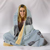 Korat Cat Print Hooded Blanket