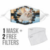 Cute Ragamuffin Cat Print Face Mask