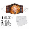 Cute Nova Scotia Duck Tolling Retriever Print Face Mask