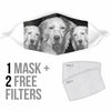 Lovely English Setter Print Face Mask