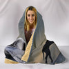 Great Dane Dog Print Hooded Blanket