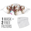 Clumber Spaniel Print Face Mask