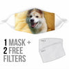 Lovely Icelandic Sheepdog Print Face Mask