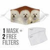 Bichon Frise Print Face Mask- Limited Edition