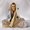 Cute Persian cat Hooded Blanket