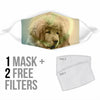 Lovely Tibetan Mastiff Print Face Mask