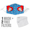 Ragdoll Cat Love Print Face Mask