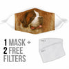 Cute St Bernard Print Face Mask