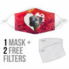 Lovely Border Terrier Print Face Mask