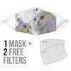 Lovely Turkish Angora Cat Print Face Mask