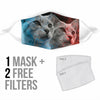 Lovely Singapura Cat Print Face Mask