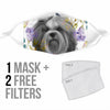 Lhasa Apso Print Face Mask