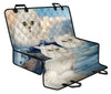 White Persian Cat Print Pet Seat Covers