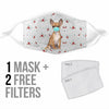 Cute Chihuahua Dog Print Face Mask