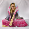 Siamese Cat Print in Heart Hooded Blanket