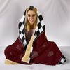 Amazing Whippet Dog Print Hooded Blanket