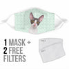 Cornish Rex Cat Print Face Mask