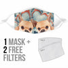 Chihuahua Dog Print Face Mask