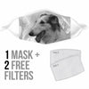 Amazing Borzoi Print Face Mask