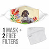 English Pointer Dog Print Face Mask