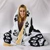 Paws Print Hooded Blanket