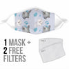 Persian Cat Patterns Print Face Mask