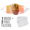 Somali Cat Print Face Mask