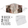 LaPerm Cat Print Face Mask