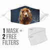 Cocker Spaniel Print Face Mask