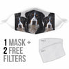 Greater Swiss Mountain Dog Print Face Mask- Limited Edition