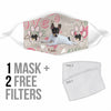 Cute Toy Fox Terrier Print Face Mask