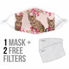 Cute Ocicats Print Face Mask