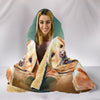 Cute Labrador Retriever Print Hooded Blanket