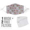 Abyssinian cat Patterns Print Face Mask