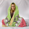 Whippet dog Print Hooded Blanket