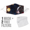Cute Boston Terrier Print Face Mask
